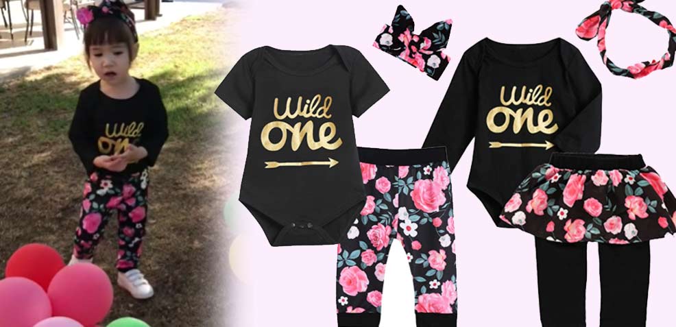 best one-year old girl gifts wild one outfits