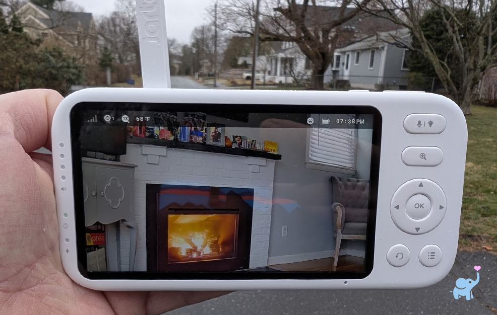 range of the jartoo 2k baby monitor