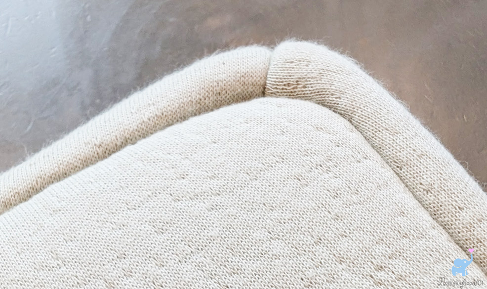 the katu crib mattress piping on corners and sides