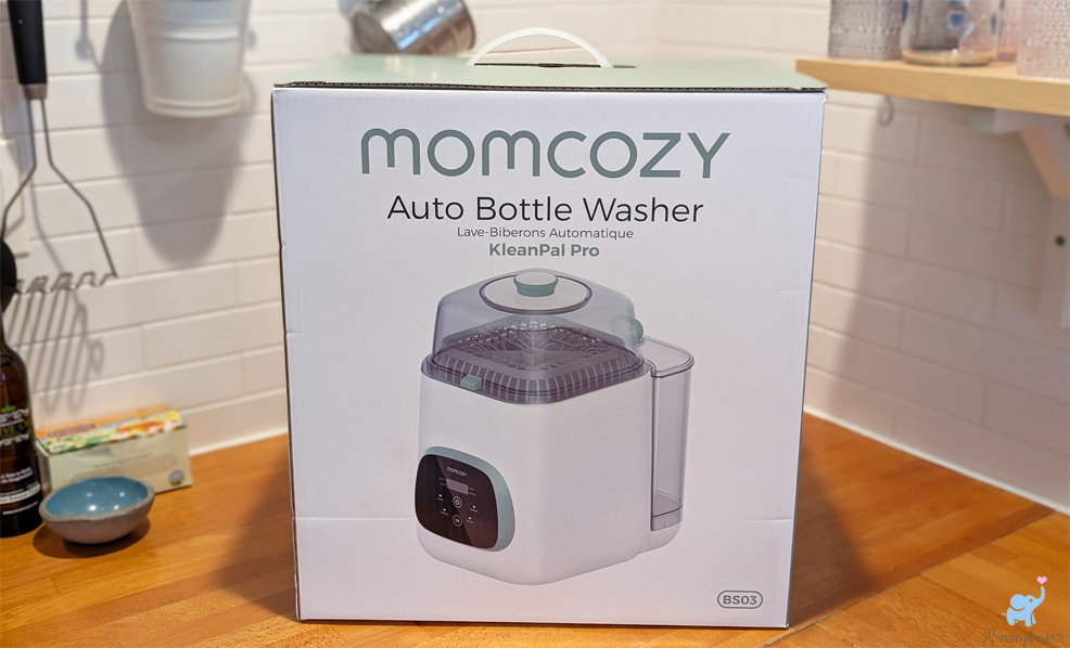 the momcozy bottle washer box